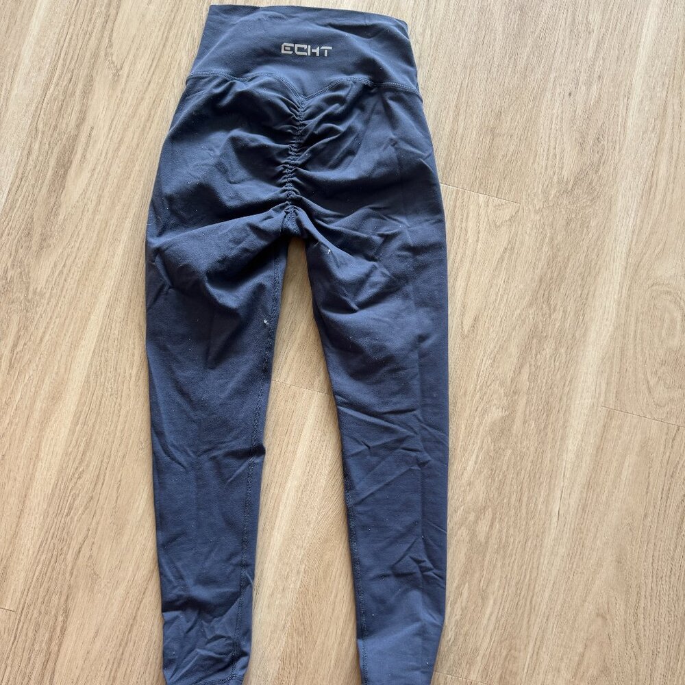 ECHT FORCE SCRUNCH LEGGINGS - S smoke (dark blue-ish grey) - Picture 4 of 5